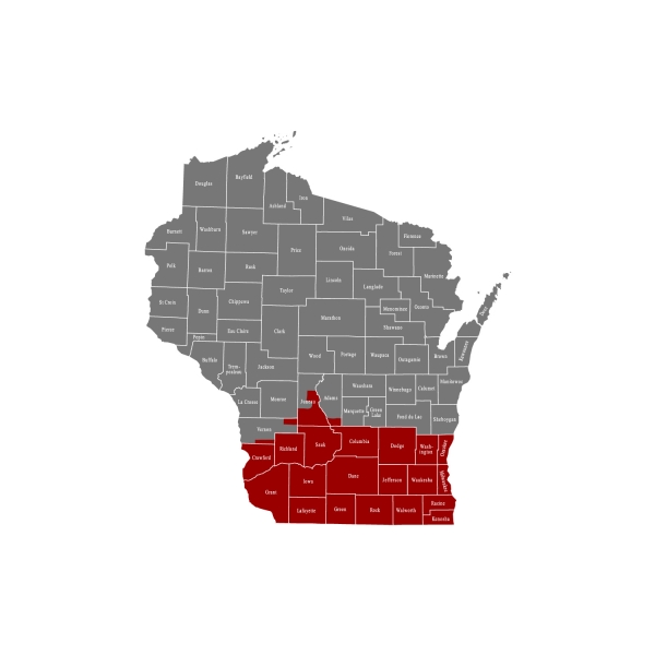 Service Areas | Wisconsin Distributors